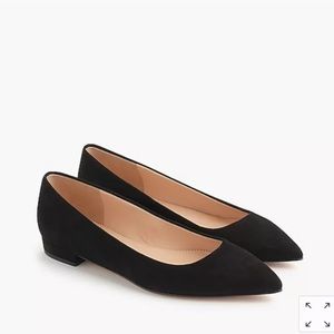 J Crew Black Pointy Toe Flat 6.5